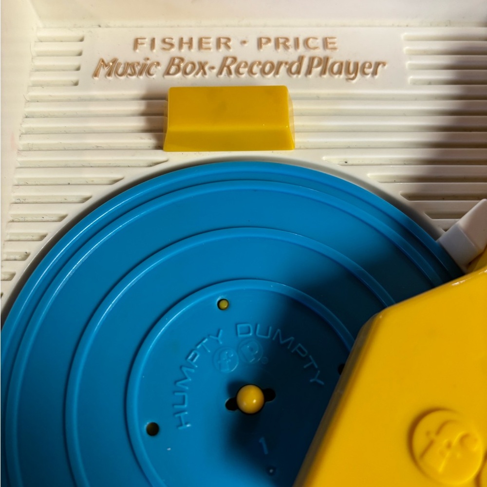 Vintage Fisher-Price Music Box Record Player - Picture 3 of 3